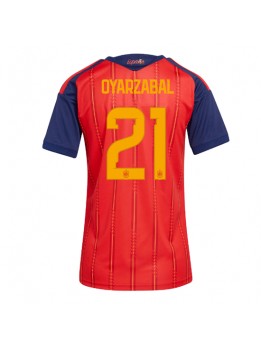 Ženski Nogometna dresi replika Španija Mikel Oyarzabal #21 Domači SP 2026 Kratek rokav